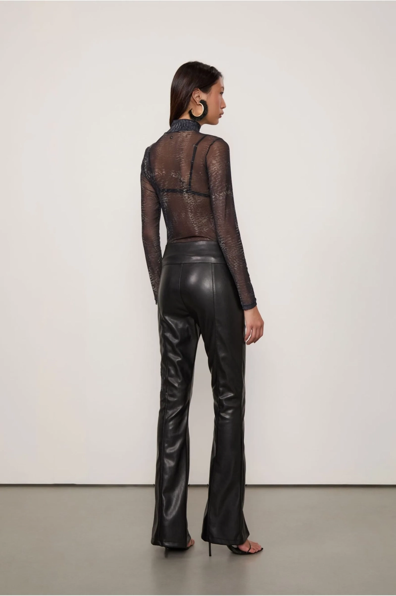 CALÇA FLARE LIKE LEATHER ANIMALE JEANS - Image 3