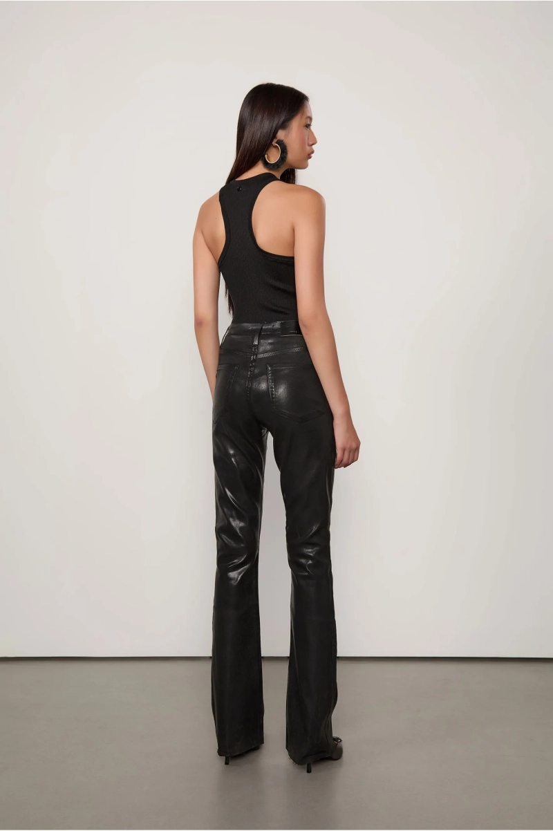 CALÇA DE SARJA BOOT BASIC MIDI LIKE LEATHER ANIMALE JEANS - Image 3