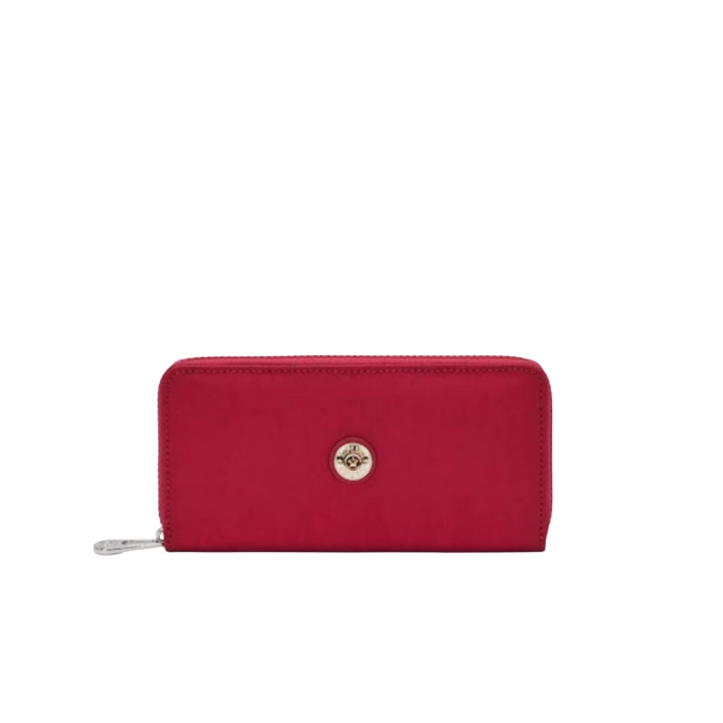 CARTEIRA KIPLING MONEY WORLD VERMELHO