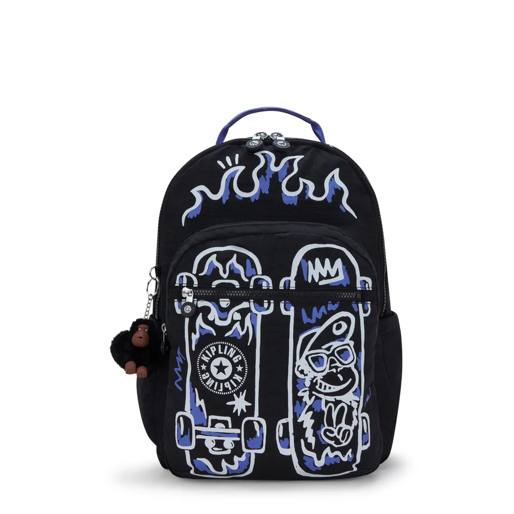 Mochila Kipling Seoul Lap Estampado |293280S