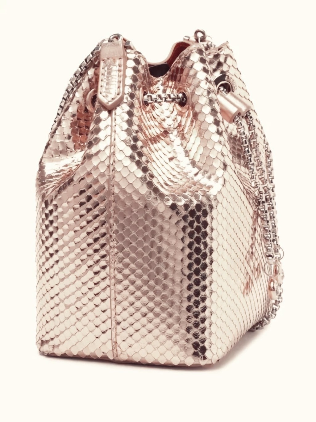 Bolsa Schutz Bucket Grace Snake Rosê |5001811820009 - Image 6