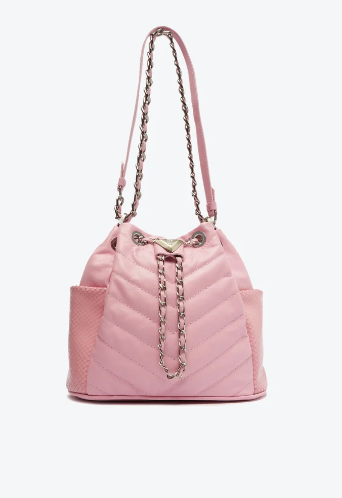 Bolsa Bucket Gianina Couro Rosa |S5001144490004 - Image 6