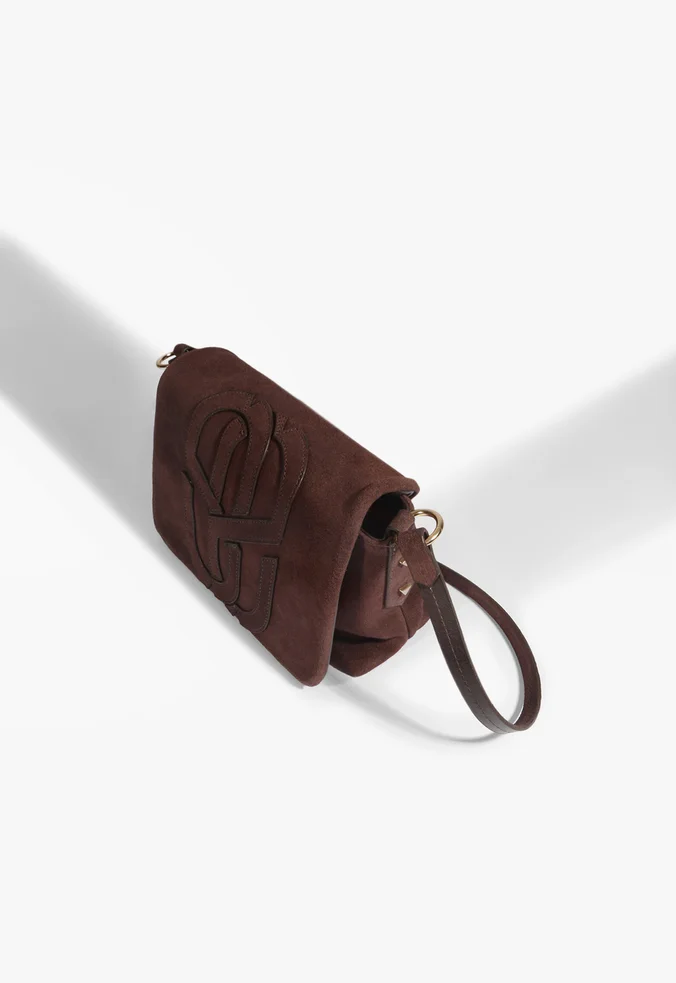 Bolsa Tiracolo Maddison Camurça Marrom Pequena S5001508480001 - Image 3