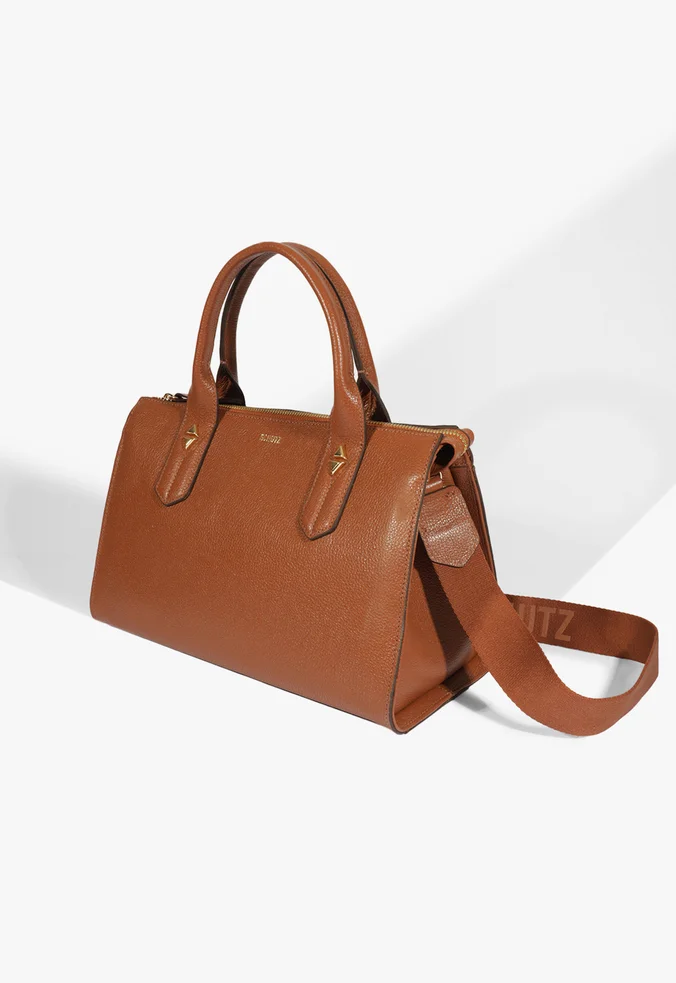 Bolsa Bowling Grande Betsy Couro Marrom S5001008360007 - Image 3