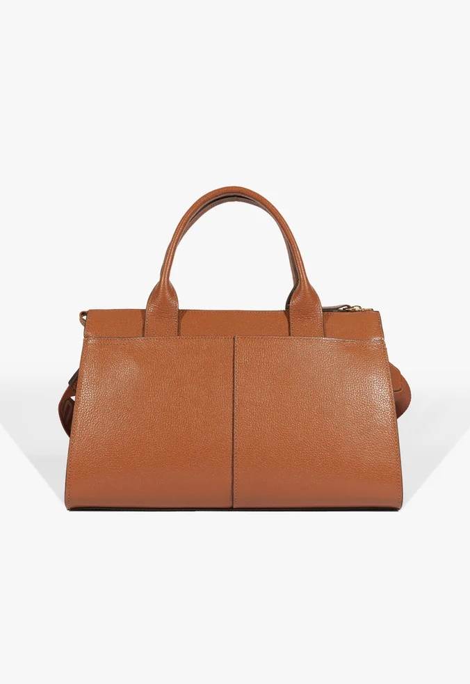 Bolsa Bowling Grande Betsy Couro Marrom S5001008360007 - Image 5