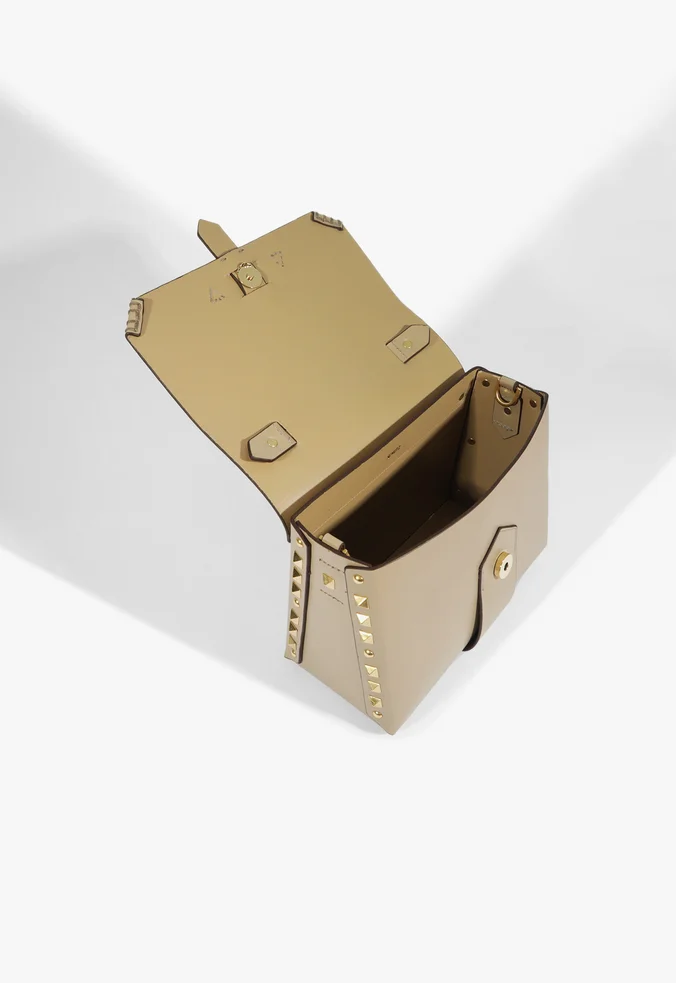 Bolsa Rocker Chic Couro Bege |S5001508430003 - Image 5