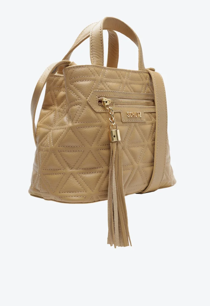 Bolsa Tote Bege Schutz Couro Grande Matelassê | S5001004800003 - Image 3