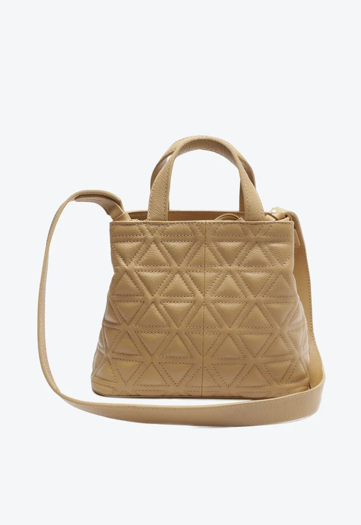 Bolsa Tote Bege Schutz Couro Grande Matelassê | S5001004800003 - Image 4