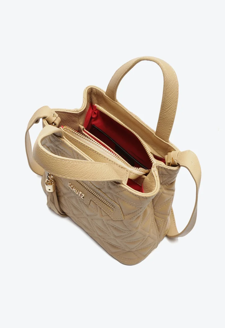 Bolsa Tote Bege Schutz Couro Grande Matelassê | S5001004800003 - Image 5