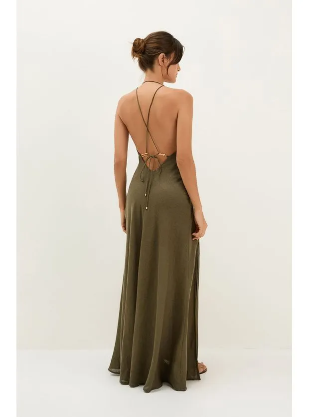 Vestido Longo Marbella Evergreen -VIX |VC262283 - Image 3