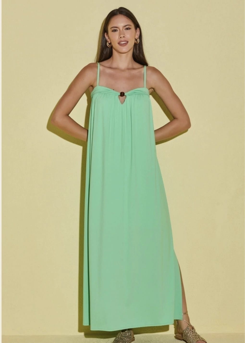 VESTIDO FLUITY LISO -VOAR |22508562